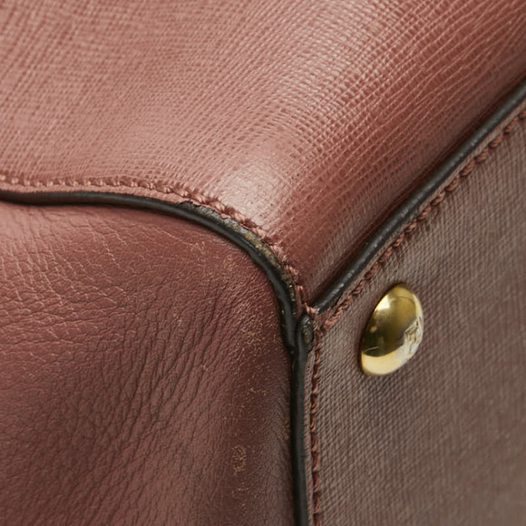 FENDI Pink Leather Shoulder Bag - Picture 6 of 13